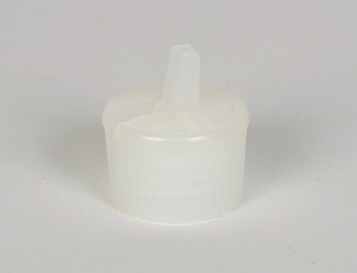 28-410 Natural Ribbed Side Plastic Liquid Dispensing Cap (3.00mm