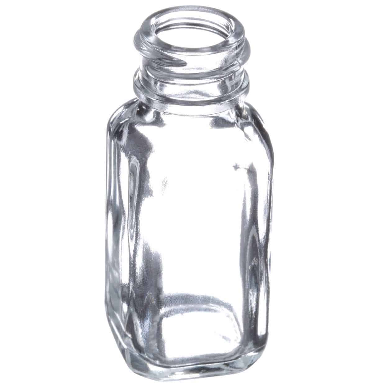 Bulk 2oz Glass Jars: 2oz French Square Glass