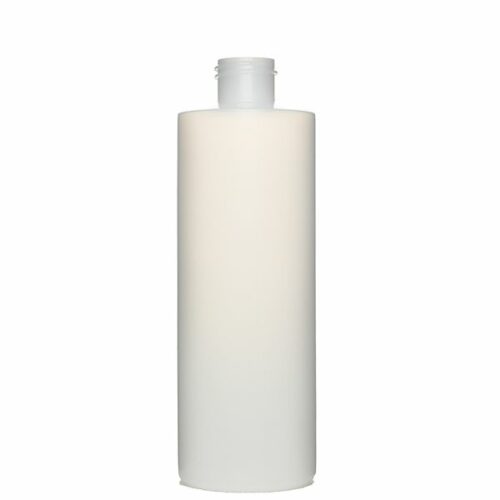 8oz (240ml) Natural Plastic Round Cylinder Bottle - 24-410 Neck