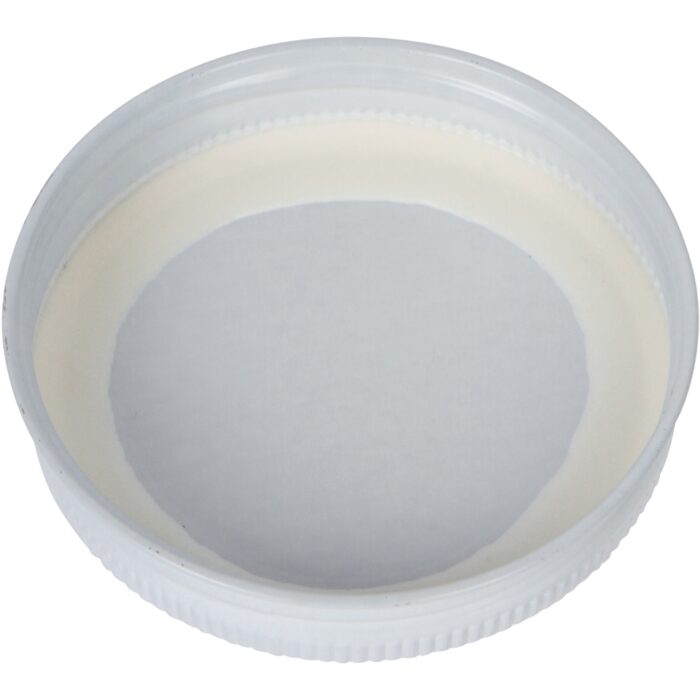 Screw Cap Closure White Metal with Plastisol Liner 70-450