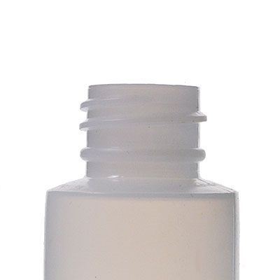 1oz Natural Cylinder Round Plastic Bottle - 20-410 Neck