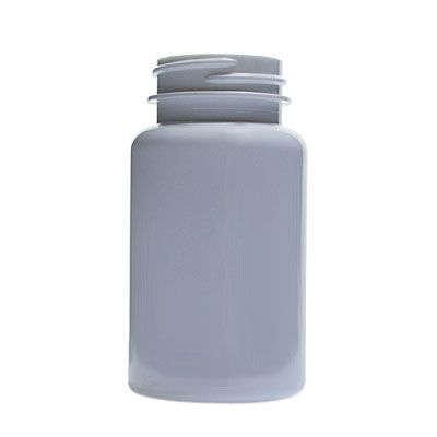 120cc Wide Mouth Packer Round Plastic Bottle - 38-400 Neck