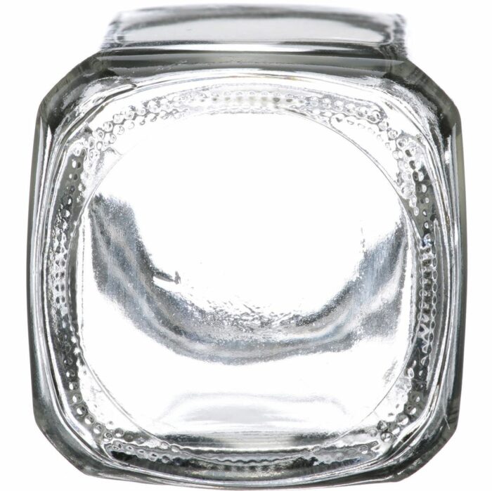 Bulk French Square Wide Mouth Glass Bottle 8oz (240ml)